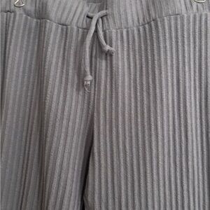 Honeydew  Gray Ribbed Pants